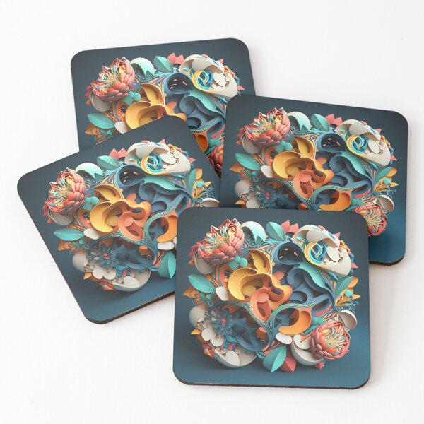 Item preview, Floral Colourful Vibrant Composition Designs for Home Decor, Wedding, Events Fashion, Lifestyle and Accessories  designed and sold by RAGANADesign.