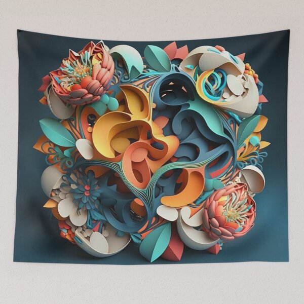 Item preview, Floral Colourful Vibrant Composition Designs for Home Decor, Wedding, Events Fashion, Lifestyle and Accessories  designed and sold by RAGANADesign.