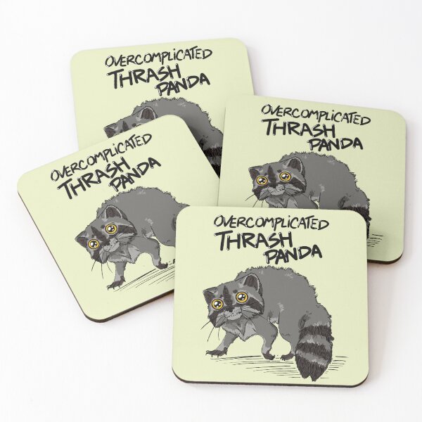 Item preview, Overcomplicated TRASH panda designed and sold by LindyMakesArt.
