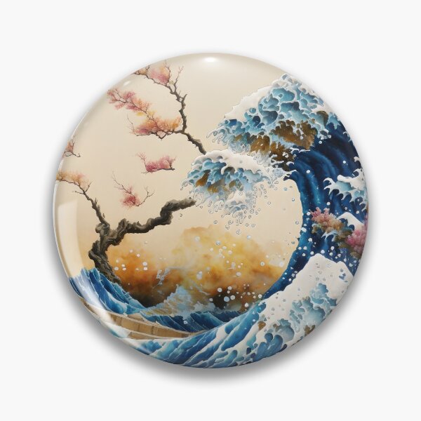 Item preview, Beautiful Colorful Wave of Okinawa designed and sold by IngeniousPrint.