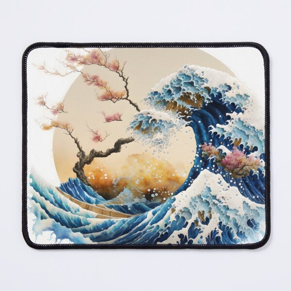 Item preview, Beautiful Colorful Wave of Okinawa designed and sold by IngeniousPrint.