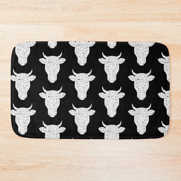 Item preview, Cow head silhouette Cow-culator Calculator Math jokes  designed and sold by FarmsteadAcers.
