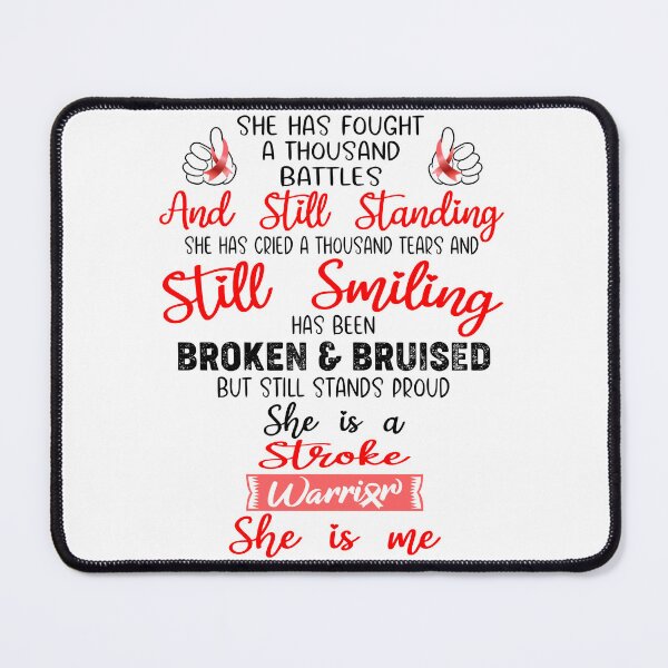 Item preview, Stroke Warrior SHE IS ME - Support Stroke Fighter Gifts designed and sold by Berriosly.