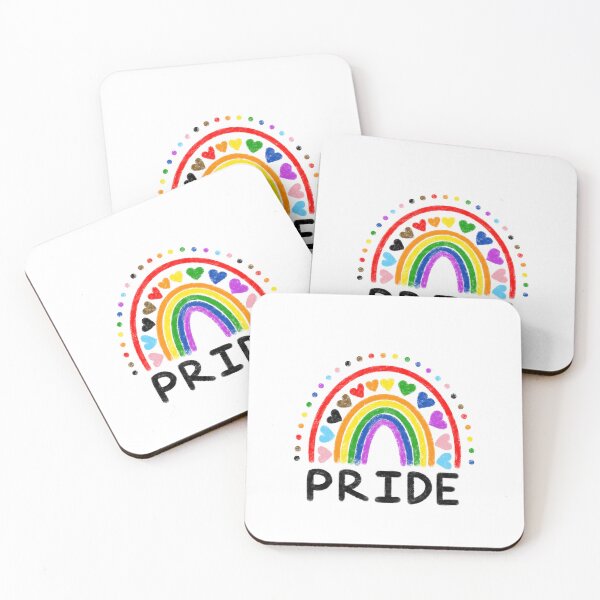 Item preview, Rainbow Pride LGBTQ+ Crayon Doodle designed and sold by JoyfulJen.