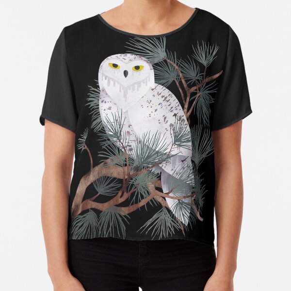 Snowy Chiffon Top