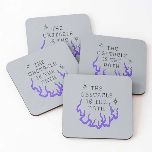 Item preview, The Obstacle is the Path | Dark Blue designed and sold by stoicjimny.