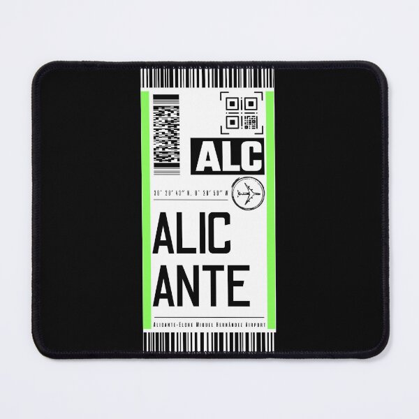 Item preview, ALICANTE ALC classic luggage tag air flight stickers designed and sold by LeddsoDello.
