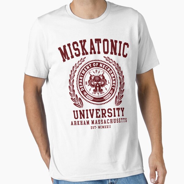 Item preview, CTHULU AND LOVECRAFT - MISKATONIC UNIVERSITY designed and sold by ShirtWreck.