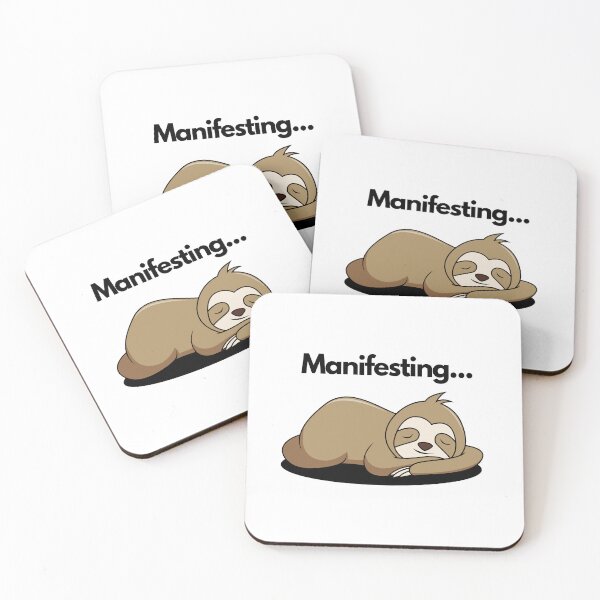 Item preview, Manifesting sleepy sleep funny quote.  designed and sold by DetectiveDog.