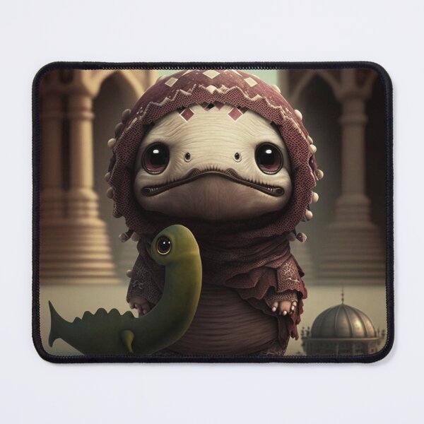Item preview, Qatar as a cute monster designed and sold by Consciousmess.