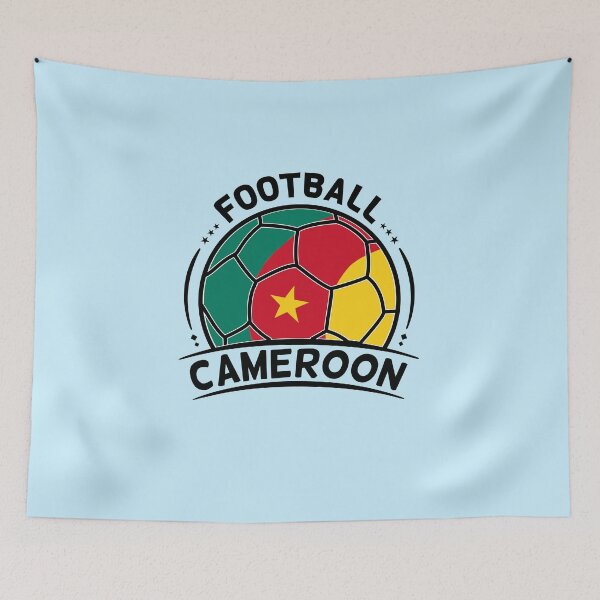 Item preview, Cameroon Football Team Cameroon Flag Inside a Ball for Soccer Fans designed and sold by Dexter Freeman.