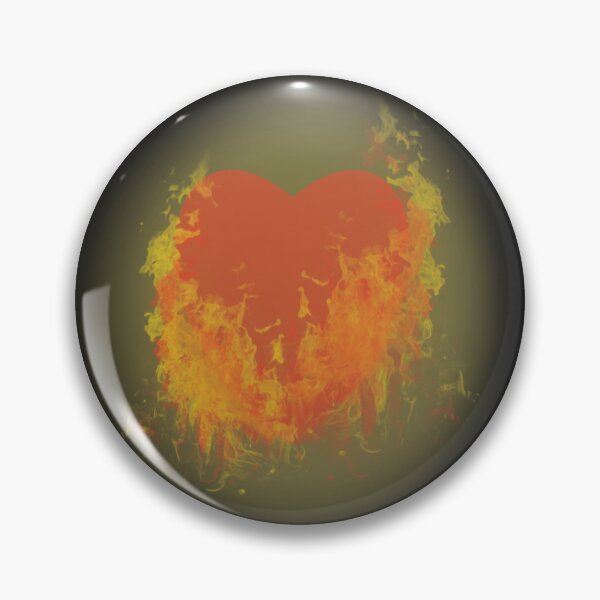 Item preview, Heart on Fire designed and sold by AllArtUK.