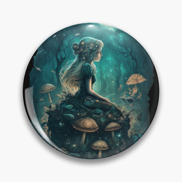 Item preview, Forest elf at one with the enchanted forest designed and sold by Fablemyst.