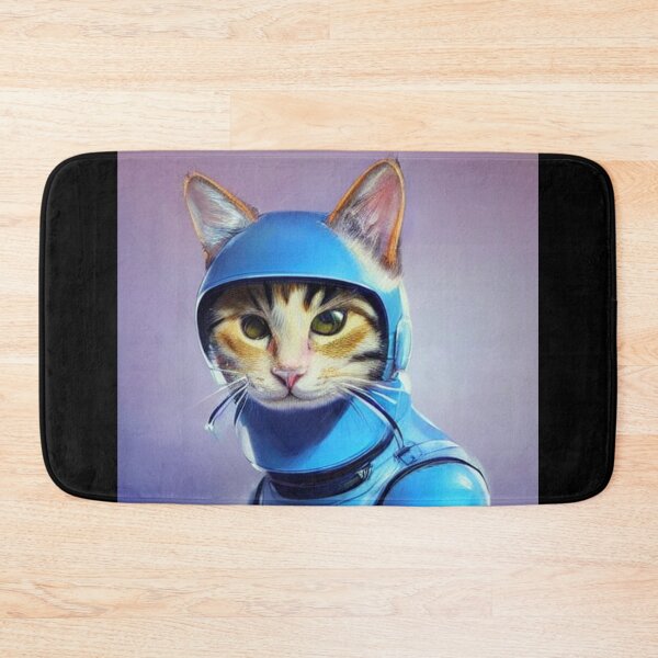 Item preview, Cute Adorable Astronaut Cat wearing a Spacesuit | Space Cat Portrait | Original digital art designed and sold by ArtworkbyEmmy.