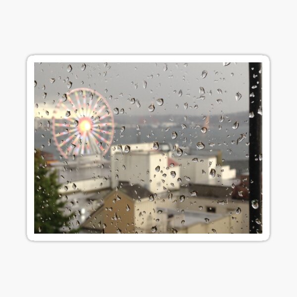 Seattle Miner's Landing Ferris Wheel Sticker
