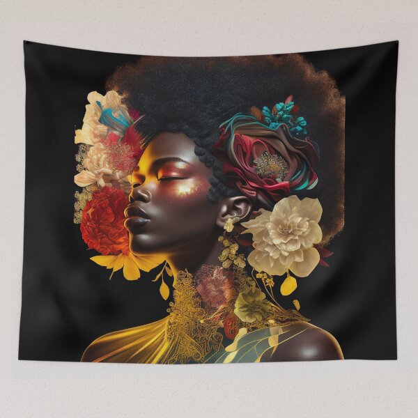Item preview, Afrofuturism Art designed and sold by MidJourneymen.