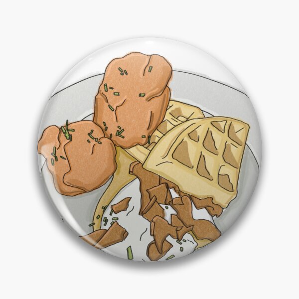 Item preview, Chicken & Waffles designed and sold by ByBlia.