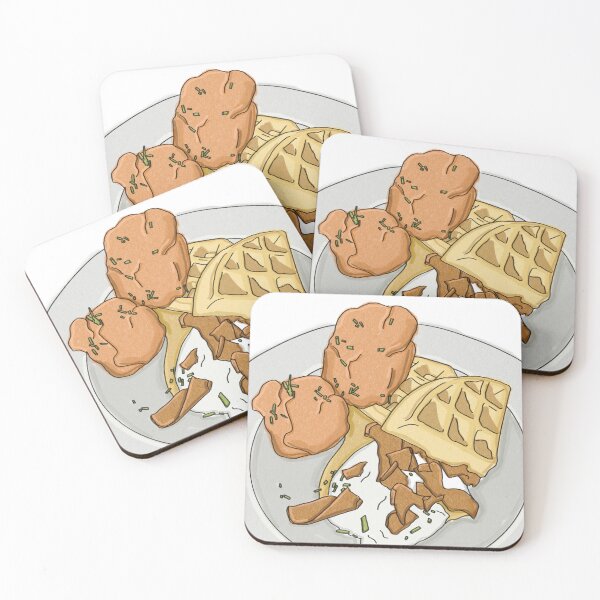 Item preview, Chicken & Waffles designed and sold by ByBlia.