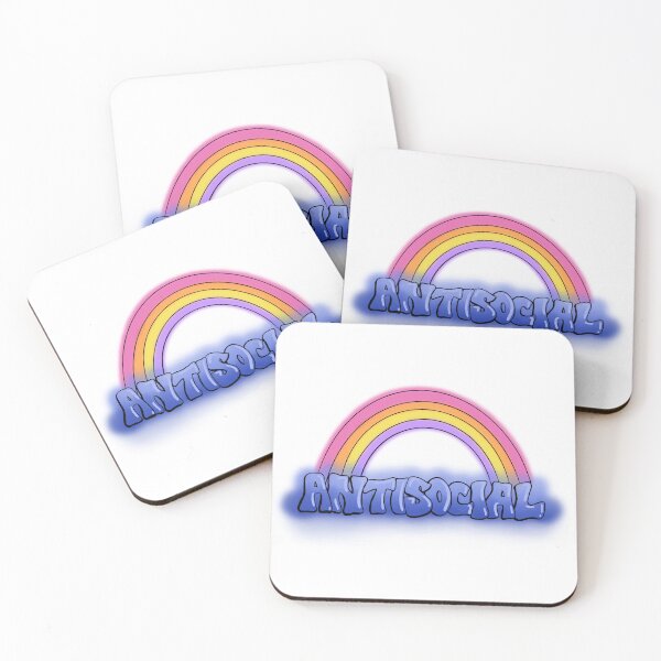 Item preview, ANTISOCIAL :) designed and sold by Julia Hunter.