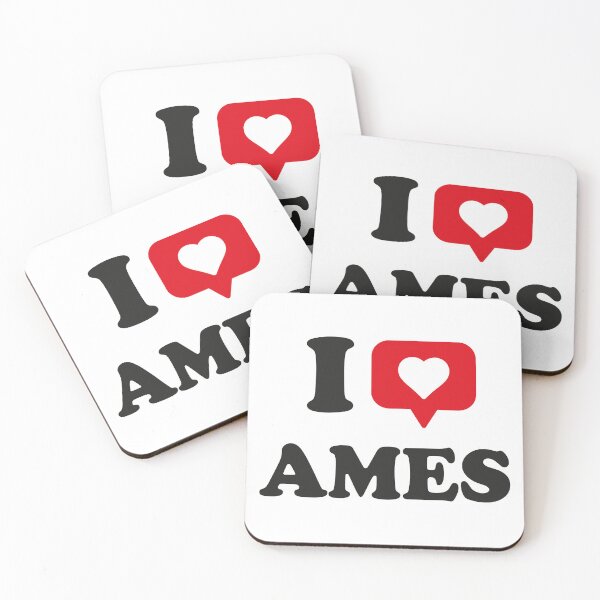 Item preview, I Love Ames, I Heart Ames, Hometown Ames, Iowa designed and sold by Danylo Mikhnievych.