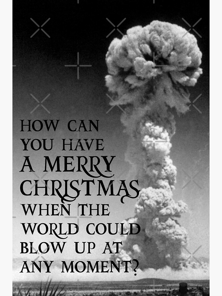 Thumbnail 2 of 2, Greeting Card, Nuclear Christmas - Alternative Christmas Card designed and sold by everyplate.