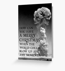 Nuclear Christmas - Alternative Weihnachtskarte Grußkarte