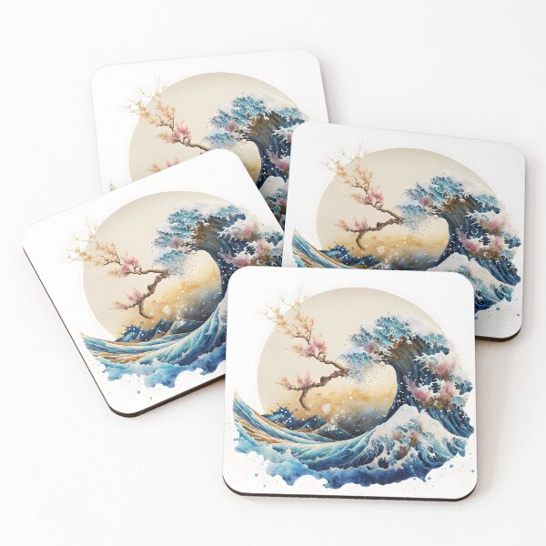 Item preview, Beautiful Colorful Wave designed and sold by IngeniousPrint.