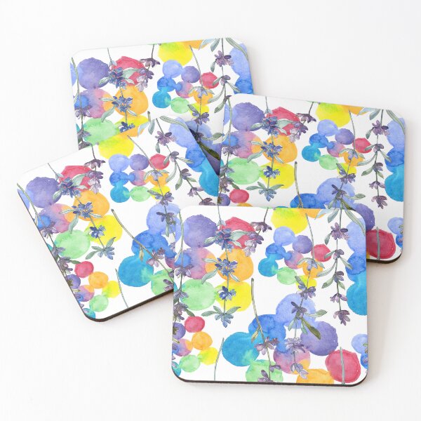 Item preview,  Lavender Flower Watercolor Colorful Design designed and sold by marknprints.