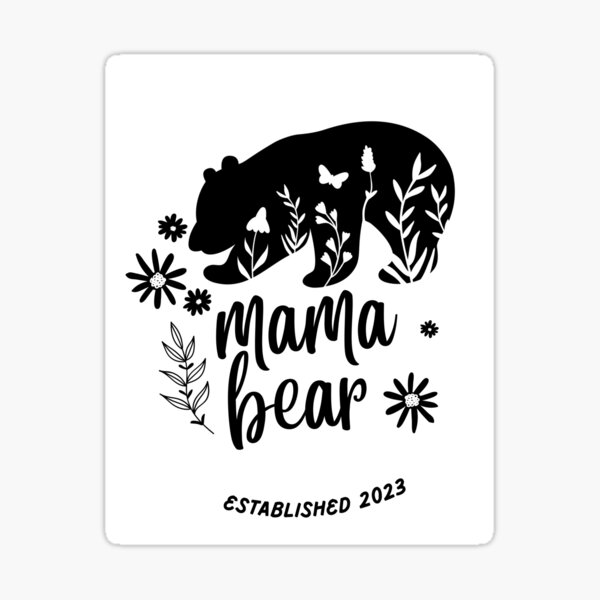 Mama Bear Sticker For Sale By Xdelic Redbubble