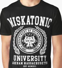 CTHULU AND LOVECRAFT - MISKATONIC UNIVERSITY Graphic T-Shirt