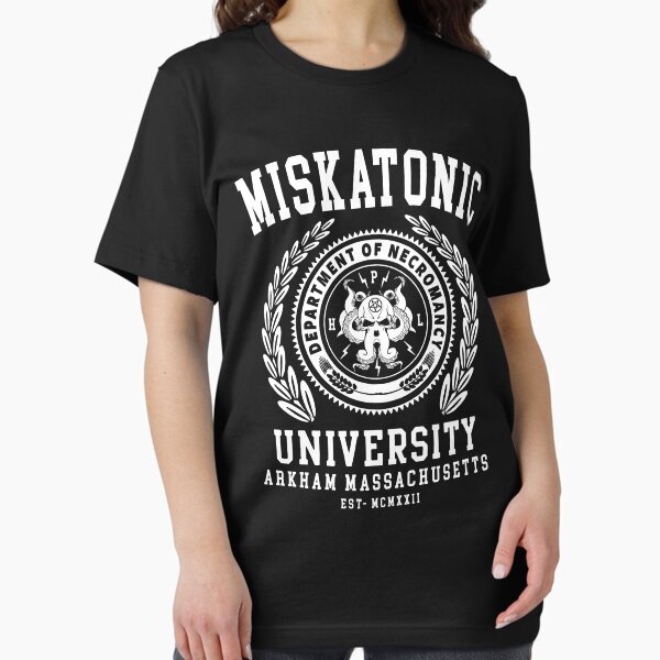 Item preview, CTHULU AND LOVECRAFT - MISKATONIC UNIVERSITY designed and sold by ShirtWreck.