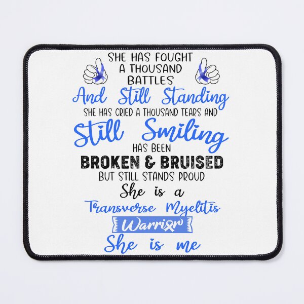Item preview, Transverse Myelitis Warrior SHE IS ME - Support Transverse Myelitis Fighter Gifts designed and sold by Berriosly.