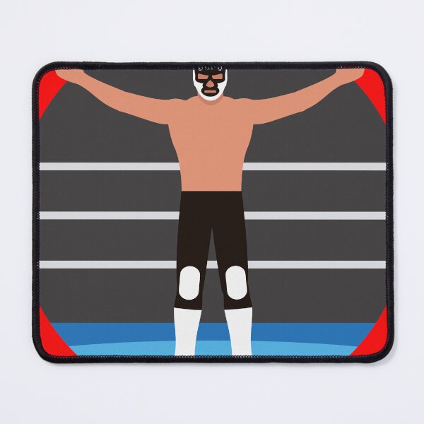 Item preview, Mexican wrestler in the ring designed and sold by ocelotlcalli.