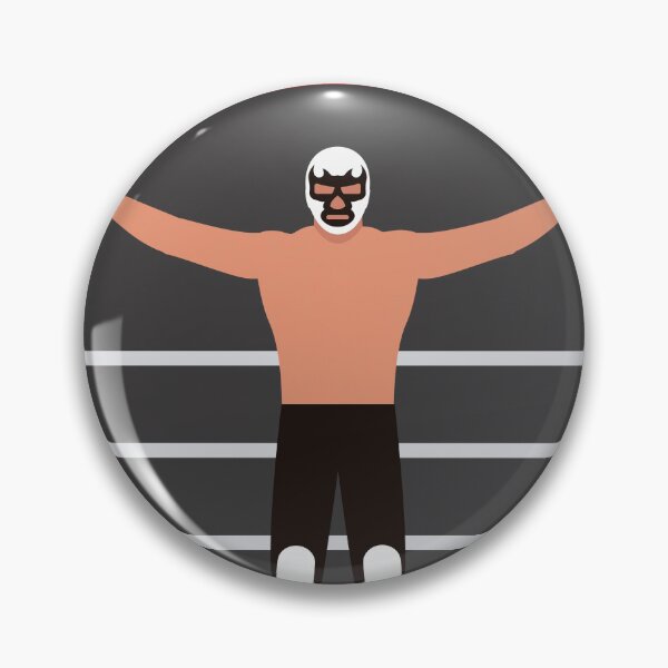 Item preview, Mexican wrestler in the ring designed and sold by ocelotlcalli.