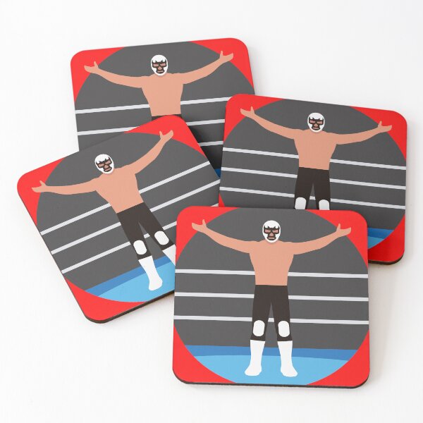 Item preview, Mexican wrestler in the ring designed and sold by ocelotlcalli.