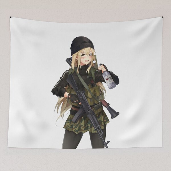 Item preview, Military Anime Girl designed and sold by kittiescuties.