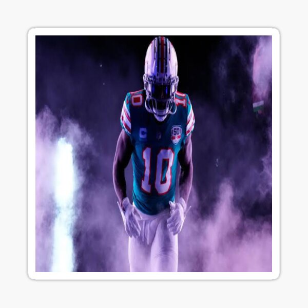 Tyreek Hill Dolphins Sticker for Sale by Jake Greiner