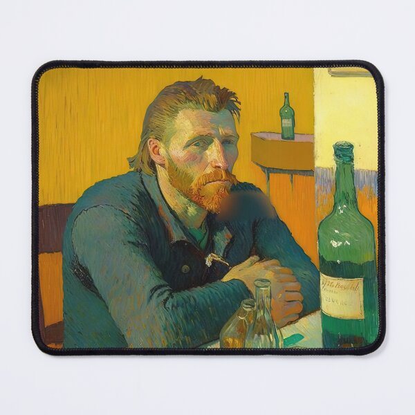 Item preview, Vicent Van Gogh pensative designed and sold by Arthoughts.