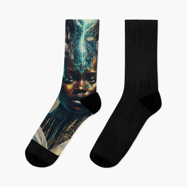 Item preview, Afrofuturism Art designed and sold by MidJourneymen.