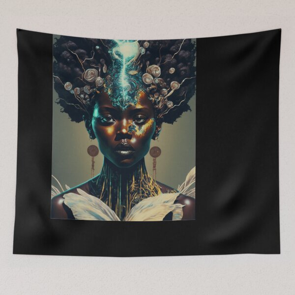 Aperçu de l'œuvre Art Afrofuturisme créée et vendue par MidJourneymen.