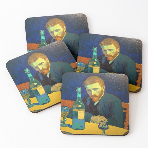 Item preview, Vicent Van Gogh drinking absenta designed and sold by Arthoughts.