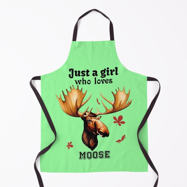 Item preview, Just a girl who loves moose designed and sold by Nakumis-shop.