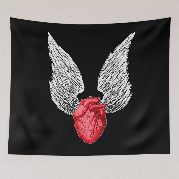 Item preview, Heart with wings, Collage designed and sold by Ztudio.