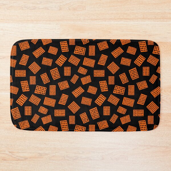 Item preview, Abstract Rectangles 081122 -  Orange on Black designed and sold by Artberry.