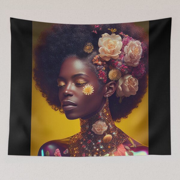 Aperçu de l'œuvre Art Afrofuturisme créée et vendue par MidJourneymen.