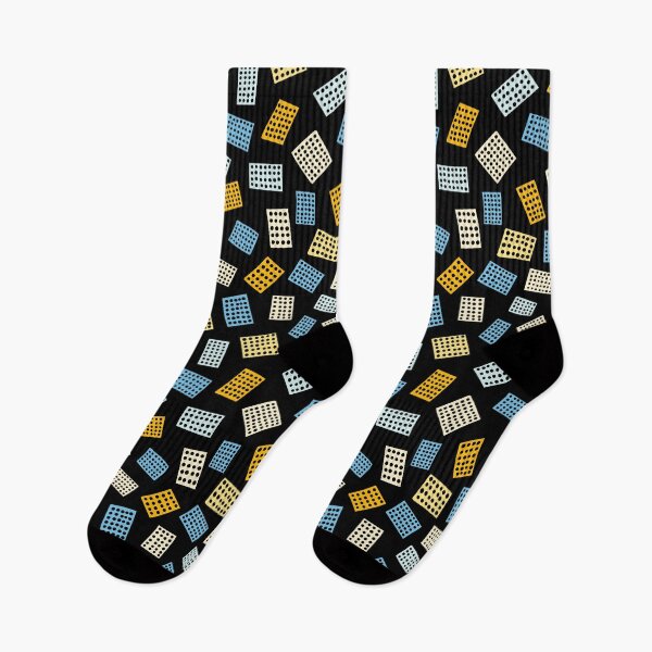 Item preview, Abstract Rectangles 081122 -  Colours 03 on Black designed and sold by Artberry.