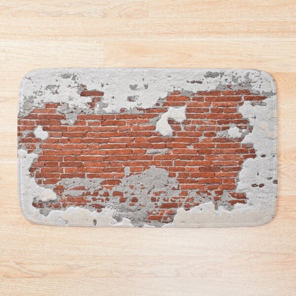 Item preview, Cracked Cement Exposed Bricks Grunge Wall designed and sold by Brasilia.