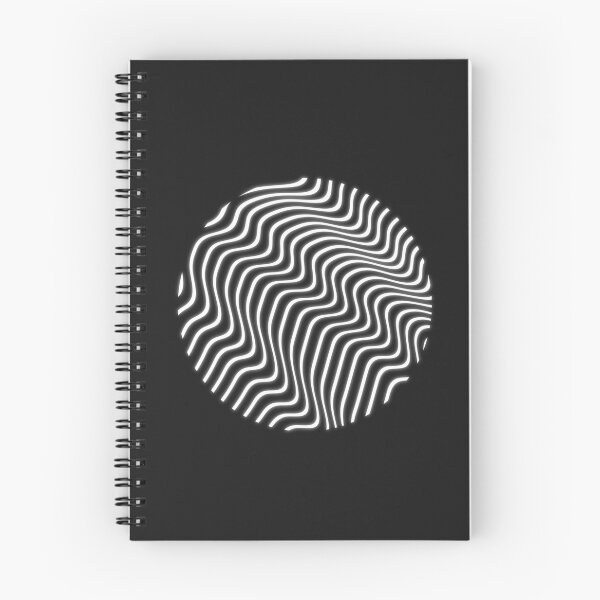 Item preview, Circled waves in black and white designed and sold by Anton-Domin-Art.