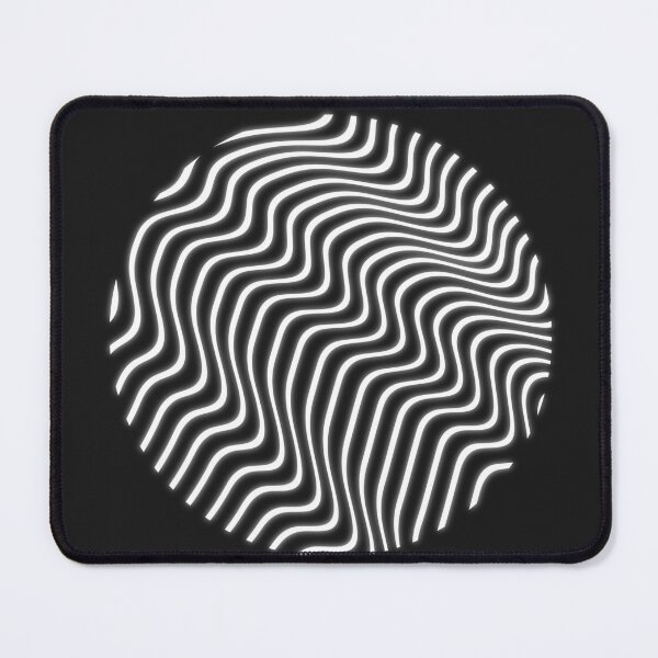 Item preview, Circled waves in black and white designed and sold by Anton-Domin-Art.