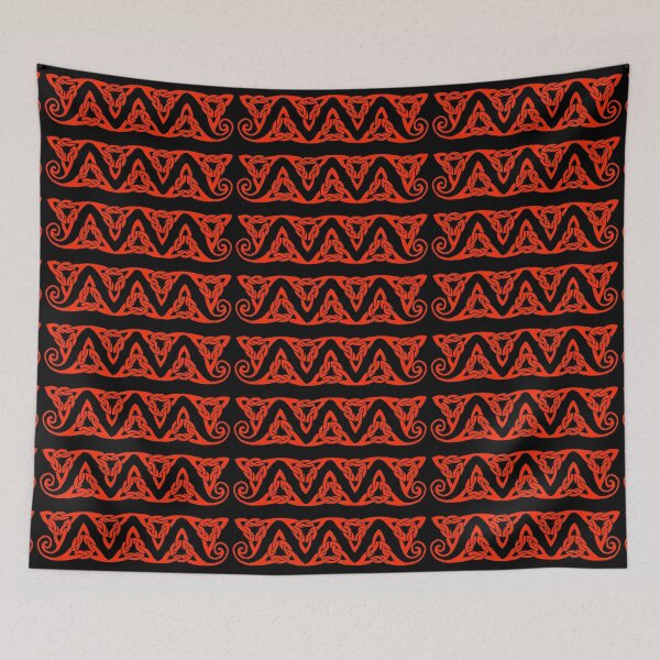 Item preview, Celtic Triknots Red designed and sold by ingridthecrafty.